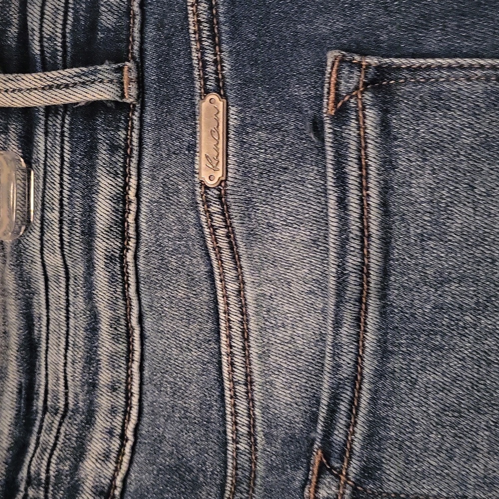 KanCan Dark Blue Flare Jeans - Picture 3 of 10